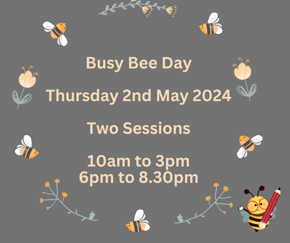 Monthly Busy Bee Day – Tap for more info